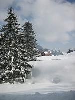  7. März 2010 - ein winterlicher Blick zum Restaurant Landmark